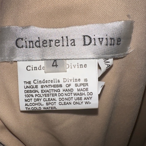 Cinderella Divine Beige Dress - Picture 6 of 7